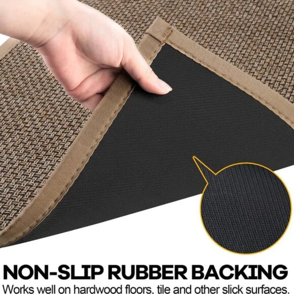 New Washable Kitchen Area Rug, Non-Slip Absorbent Mat for Home & Entryway